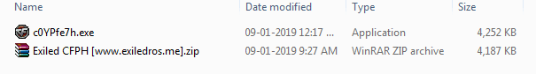 Unzip Exiled CFPH